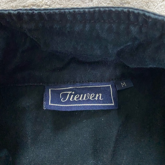 Beaded black denim jacket - Picture 4 of 7